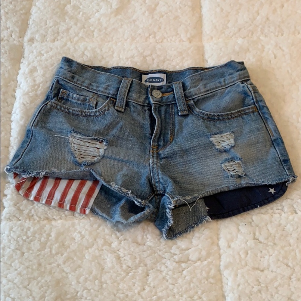Girls jean shorts